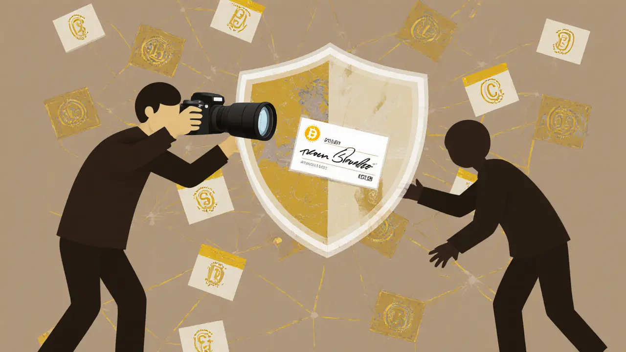 Photographer protected by blockchain hashes as others try to steal their image.