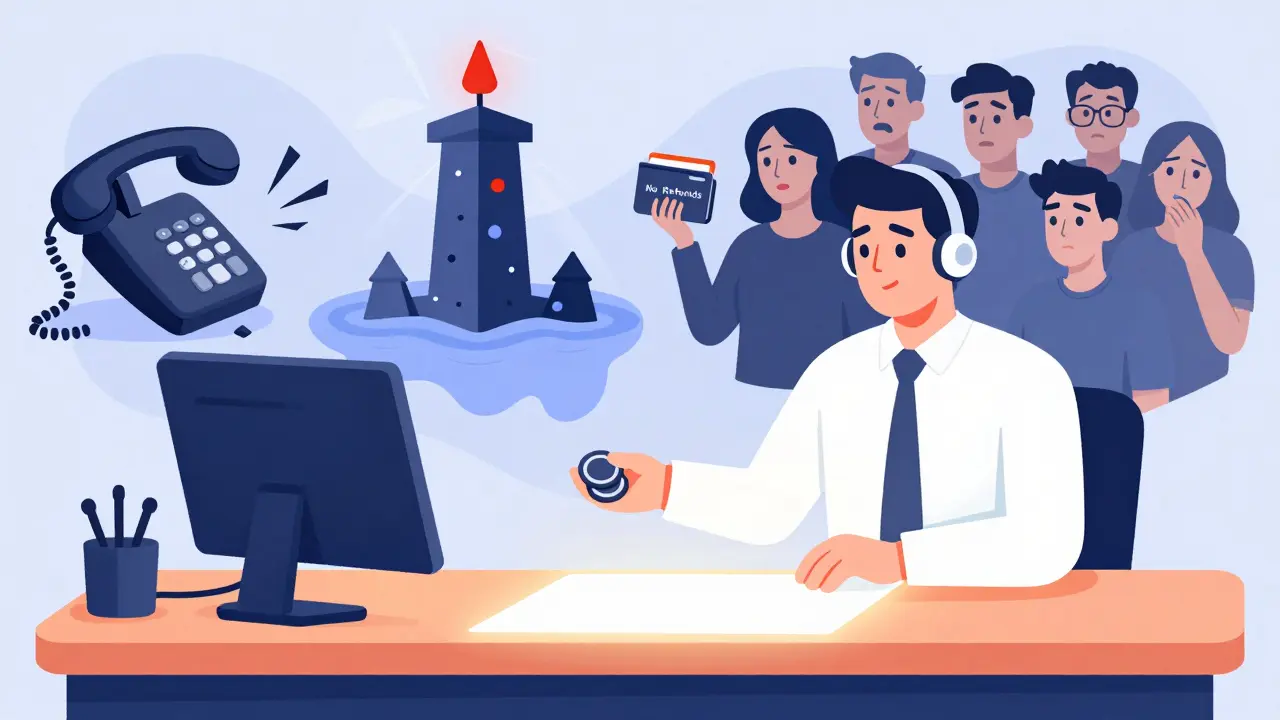 Trader calmly using Raydium while chaotic failures unfold behind them, symbolizing DeFi risks.