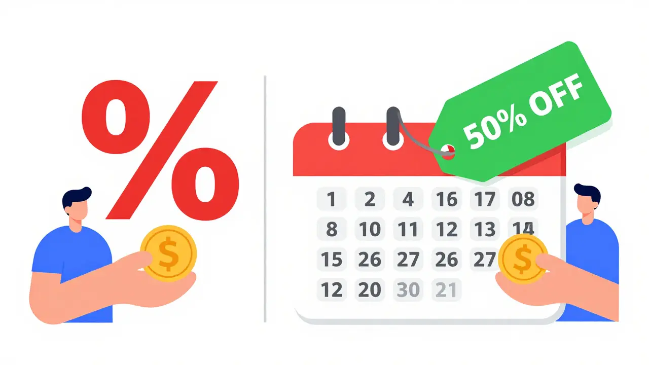 Comparison of tax costs for short-term versus long-term crypto holding over 12 months