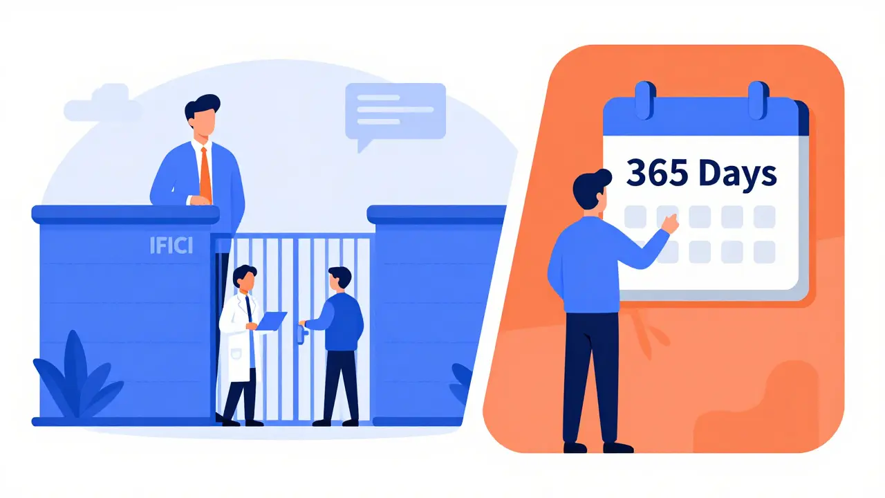 Illustration comparing strict IFICI rules with long-term crypto holding strategy