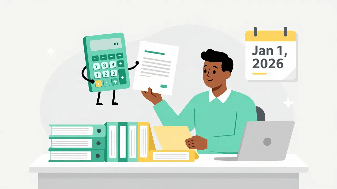 Investor organizing tax records and transaction history for compliant crypto reporting