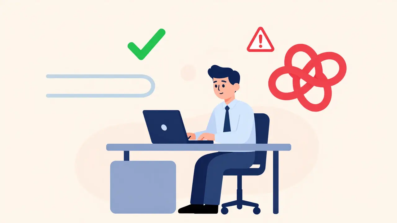 Illustration of a trader navigating calculation risks in forex trading with visual cues.